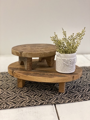 LARGE OVAL RISERS SET OF 2